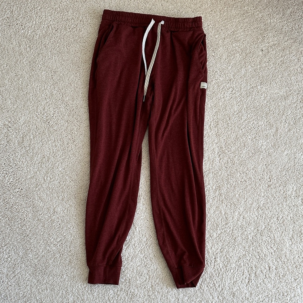 Vuori Burgundy Jogger Pants